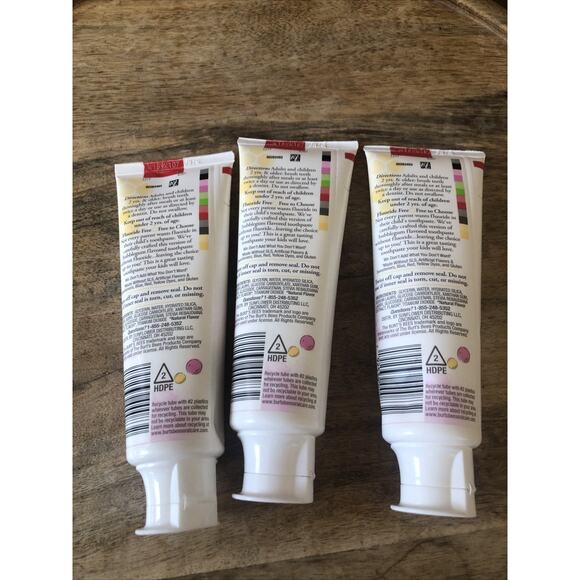 (3) BURT'S BEES Bubble Bee Bubble Gum KIDS Toothpaste - Exp 6/26 - Picture 3 of 5